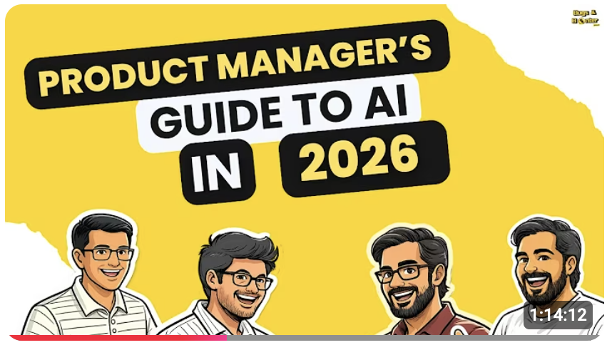 Thumbnail for Product Manager's Guide to AI in 2026